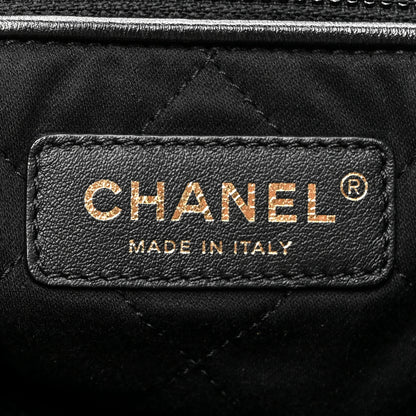 Chanel Shiny Calfskin Quilted Chanel 22 Backpack Black 6 of 10