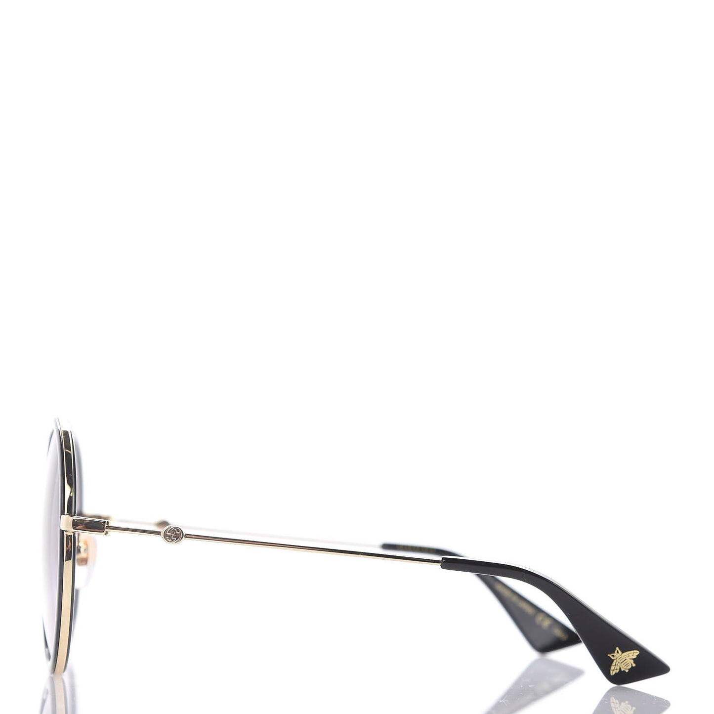 Round Frame Sunglasses GG0061S Black