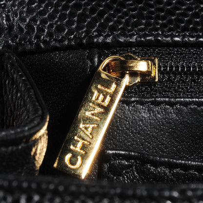 Chanel Caviar Maxi Single Flap Black 8 of 10
