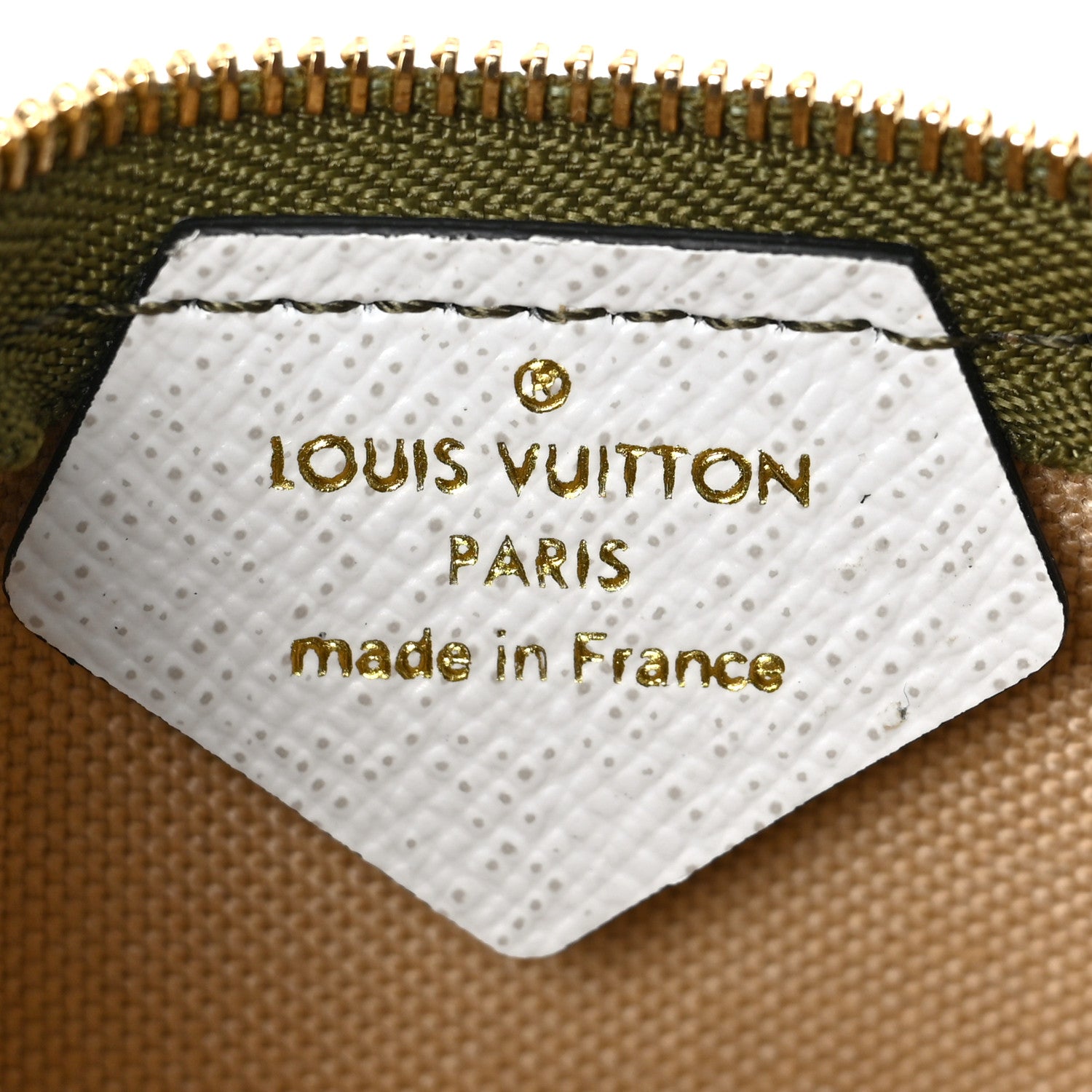 Louis Vuitton Monogram Giant Micro Pochette Accessories Kaki White 5 of 6