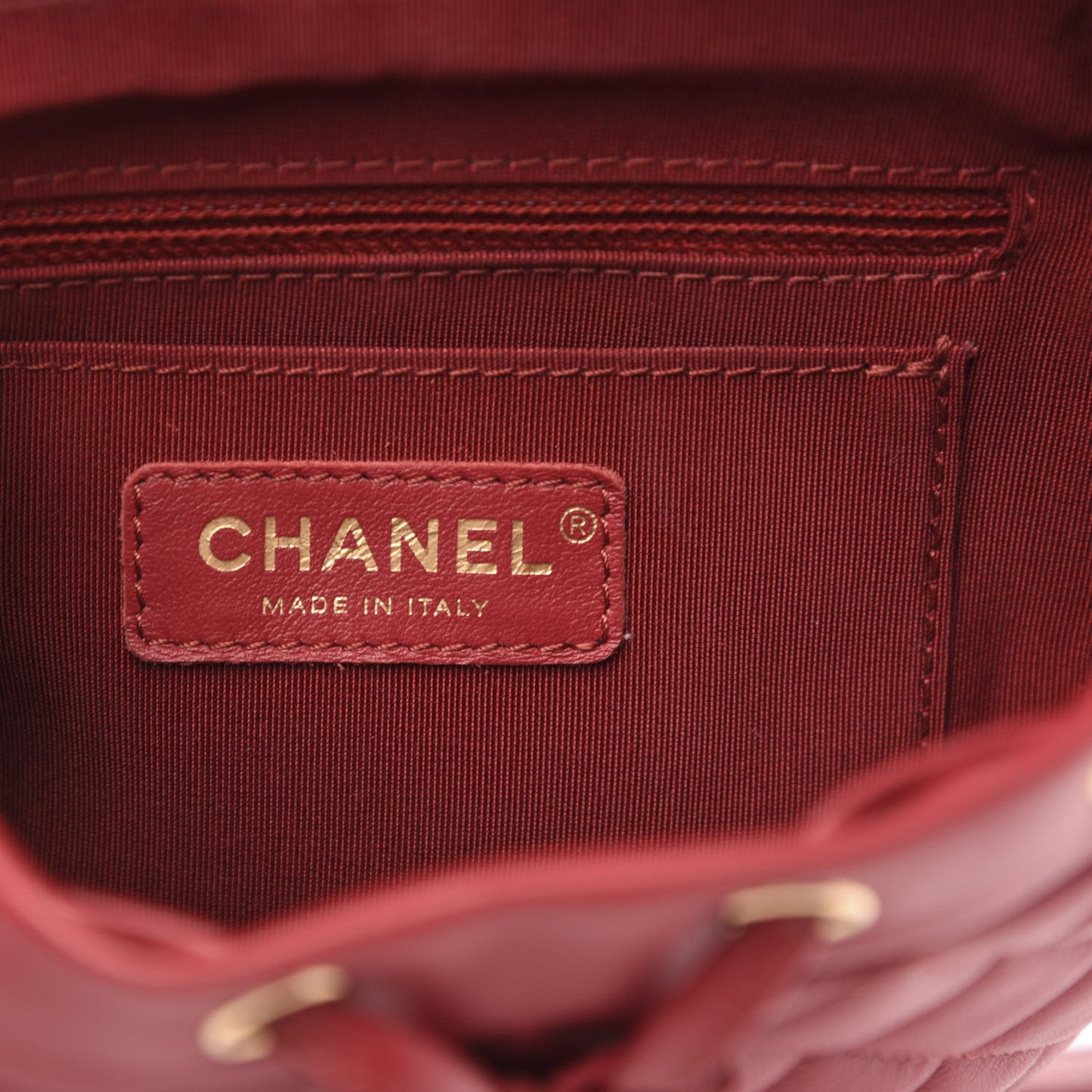 Lambskin Quilted Mini Urban Spirit Backpack Red