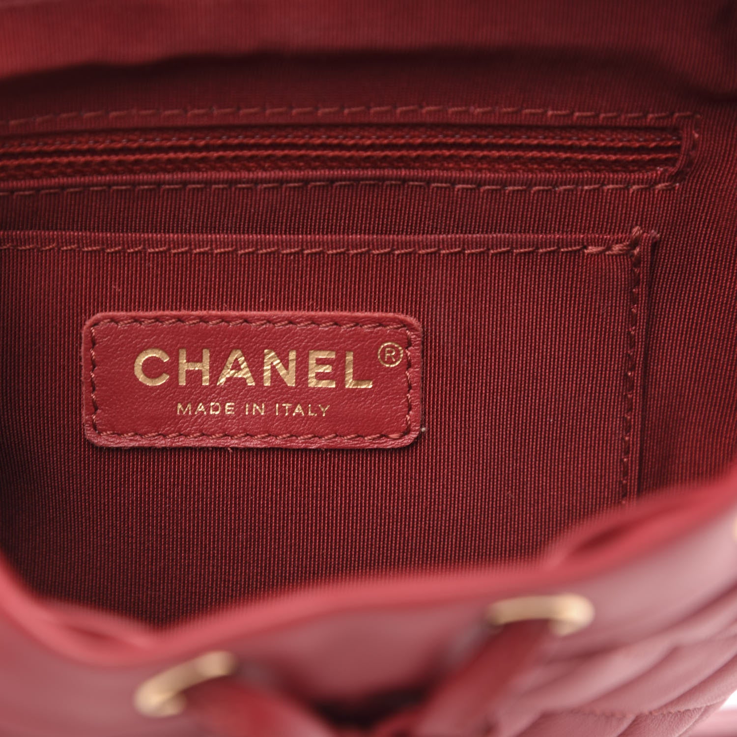 Chanel Lambskin Quilted Mini Urban Spirit Backpack Red 5 of 9