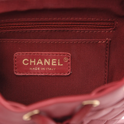 Chanel Lambskin Quilted Mini Urban Spirit Backpack Red 5 of 9