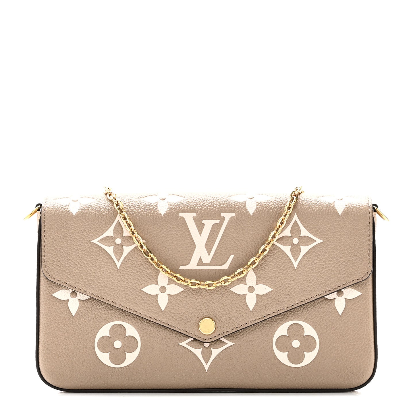 Empreinte Monogram Giant Felicie Pochette Tourterelle Creme