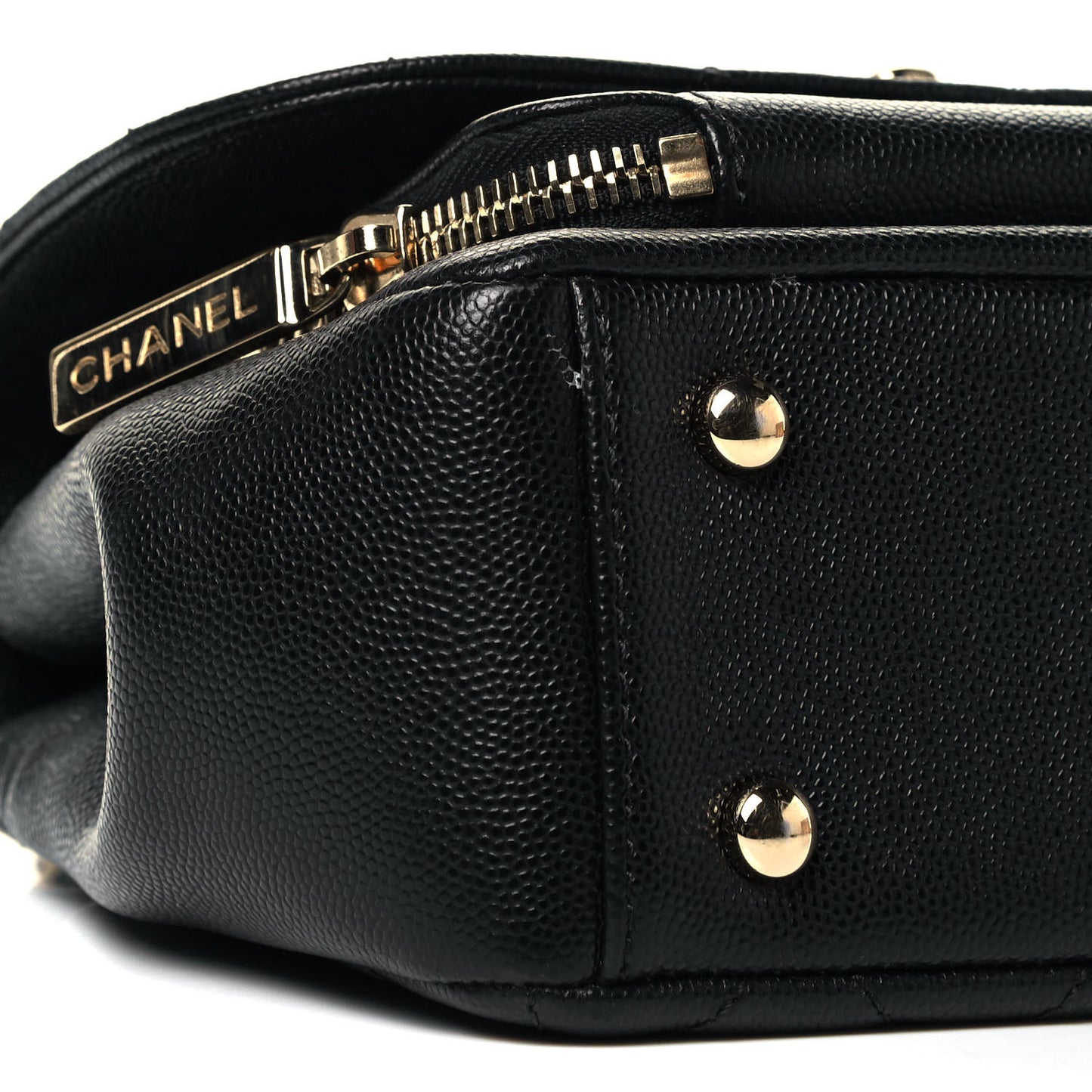 Caviar Quilted Small Business Affinity Flap Black