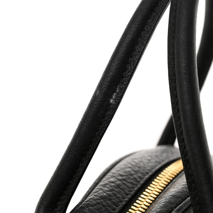Prada Vitello Daino Bowler Black 12 of 14