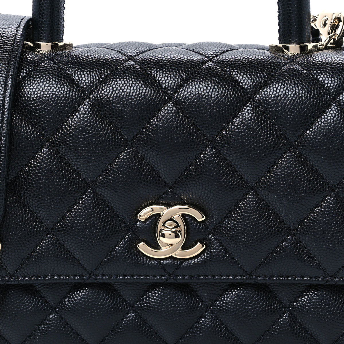 Chanel Caviar Quilted Mini Coco Handle Flap Black 8 of 11