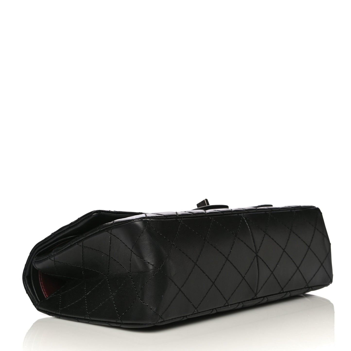 Aged Calfskin Quilted 2.55 Reissue 226 Flap Black