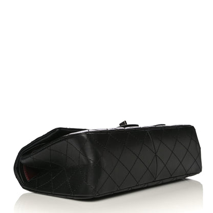 Chanel Aged Calfskin Quilted 2.55 Reissue 226 Flap Black 4 of 10