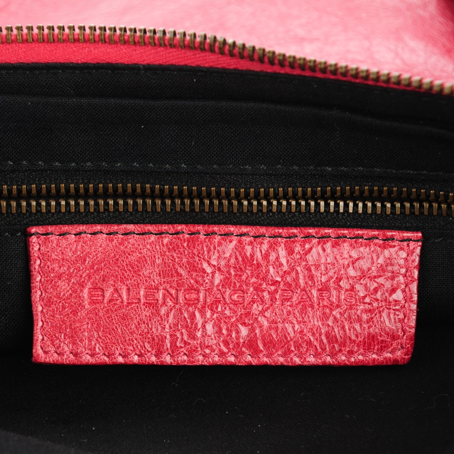 Balenciaga Chevre Classic Hardware Flat Handle Clutch Rose 6 of 7