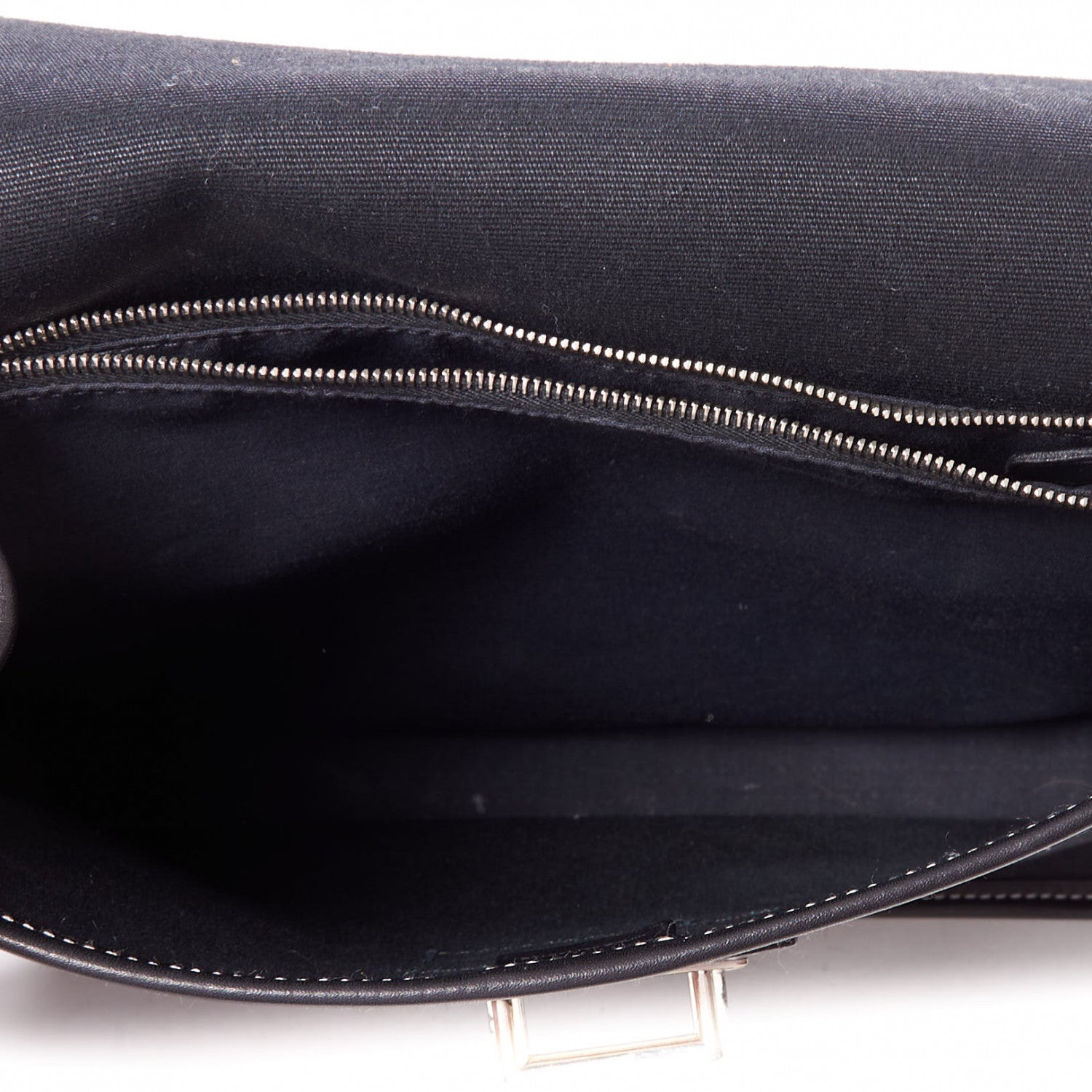 Hermes Toile Officier Mini Buenaventura Messenger Black 4 of 8