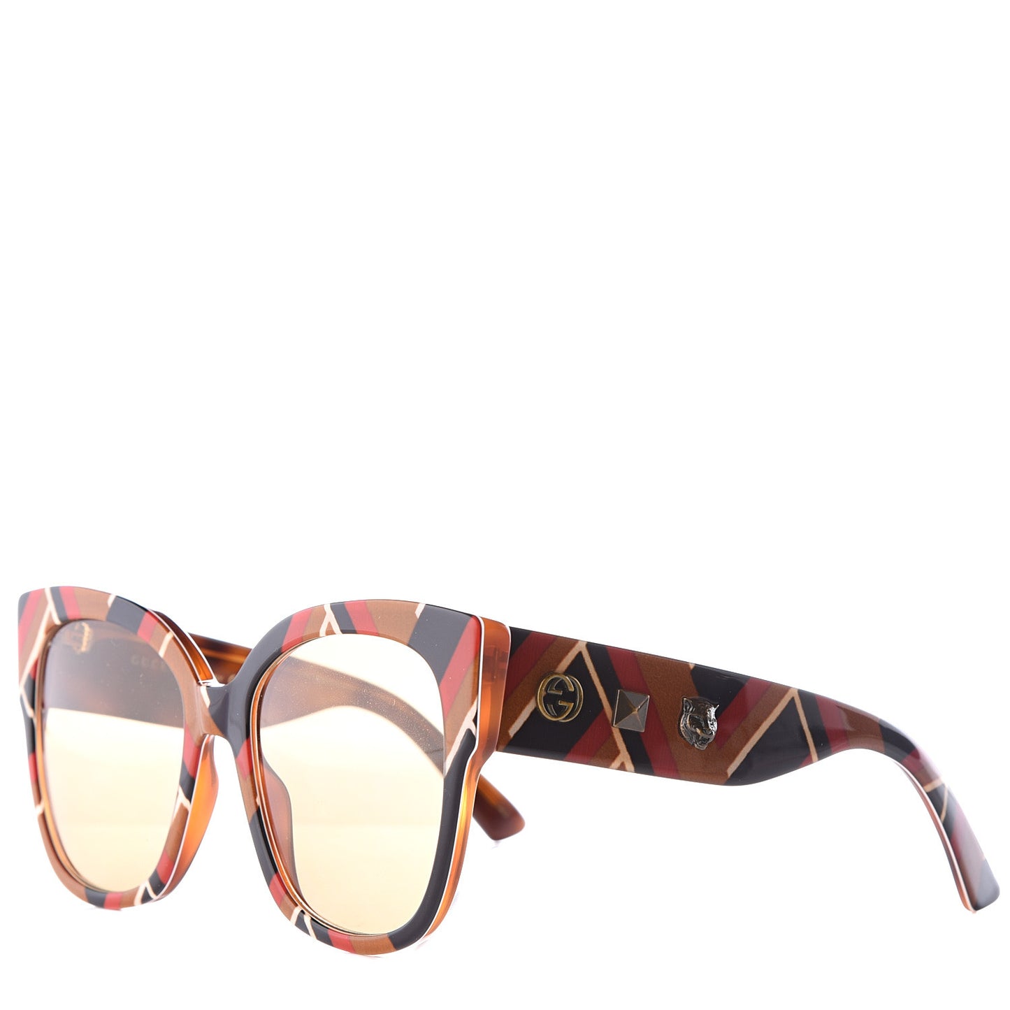 Acetate Square Frame Sunglasses GG0059S Multicolor