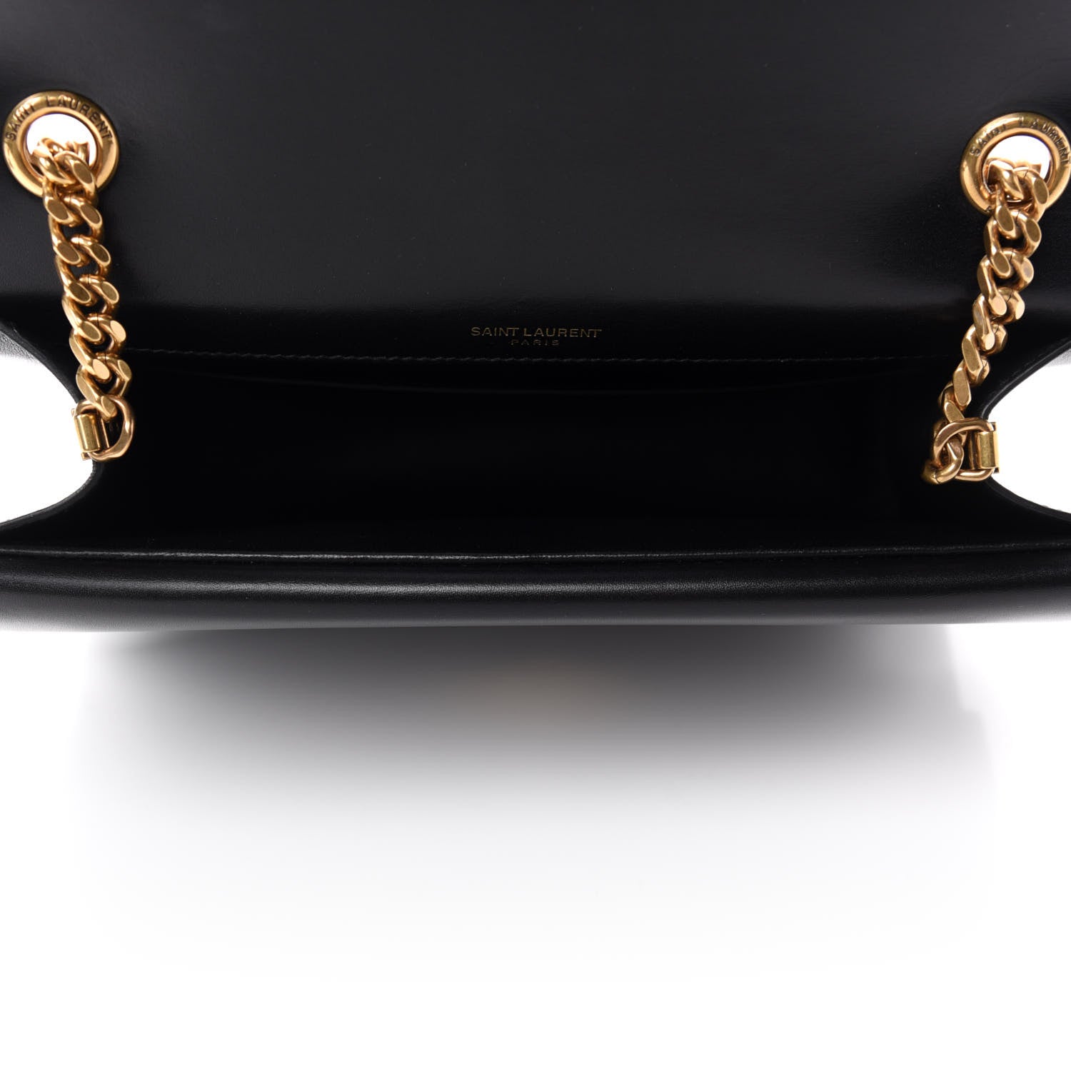 Saint Laurent Smooth Calfskin Monogram Medium Sulpice Shoulder Bag Black 5 of 10