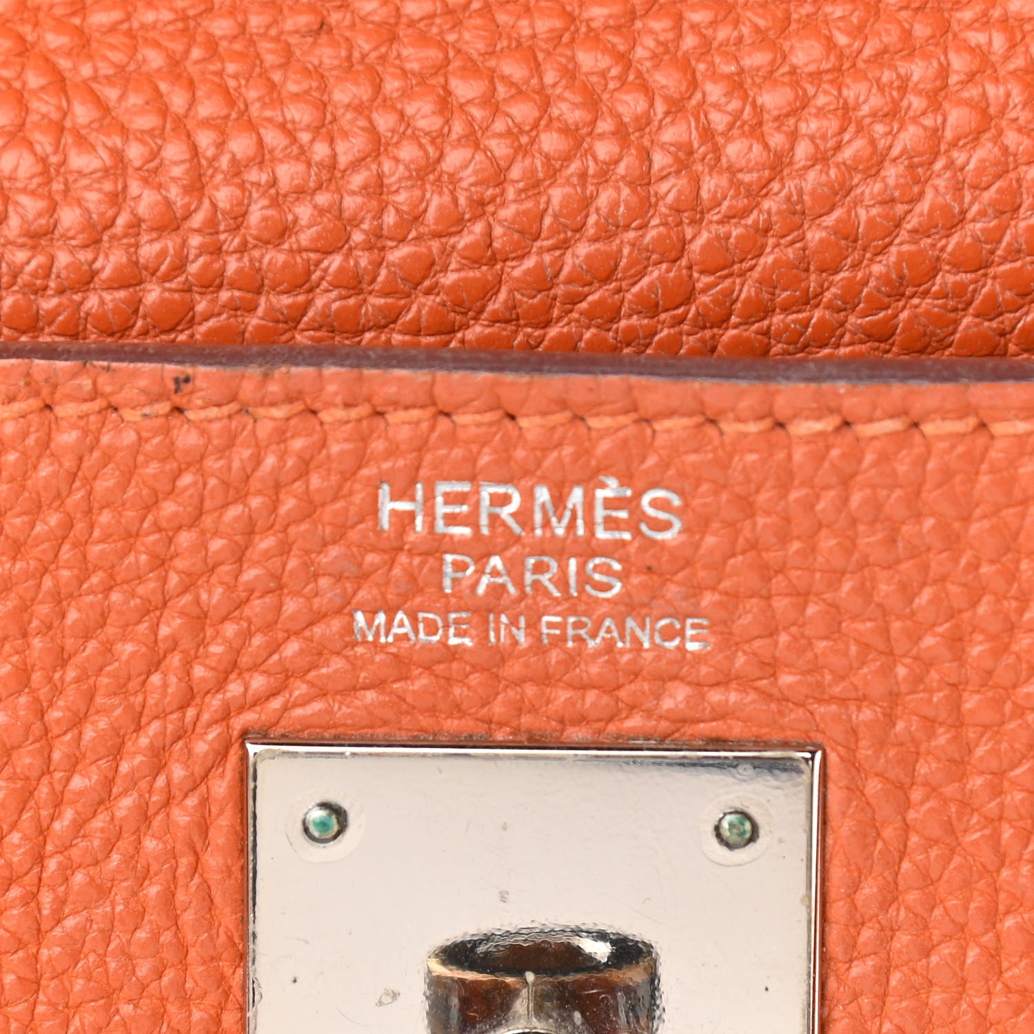 Hermes Togo Kelly Retourne 32 Orange 5 of 21