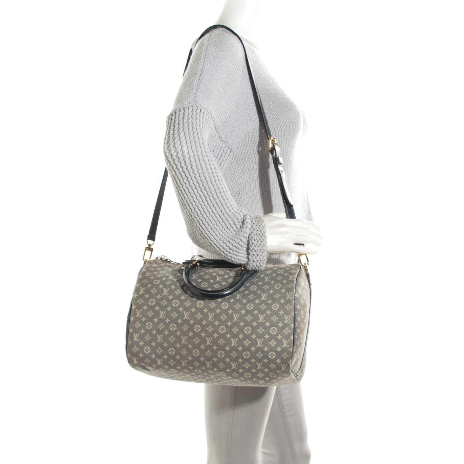 Louis Vuitton Monogram Idylle Speedy Bandouliere 30 Encre 2 of 7
