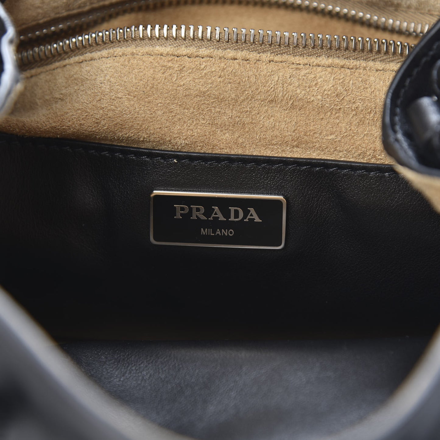 Soft Calfskin Bucket Bag Black