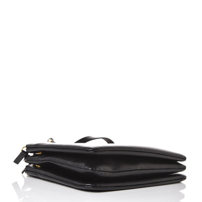 Celine Lambskin Small Trio Crossbody Bag Black 4 of 11