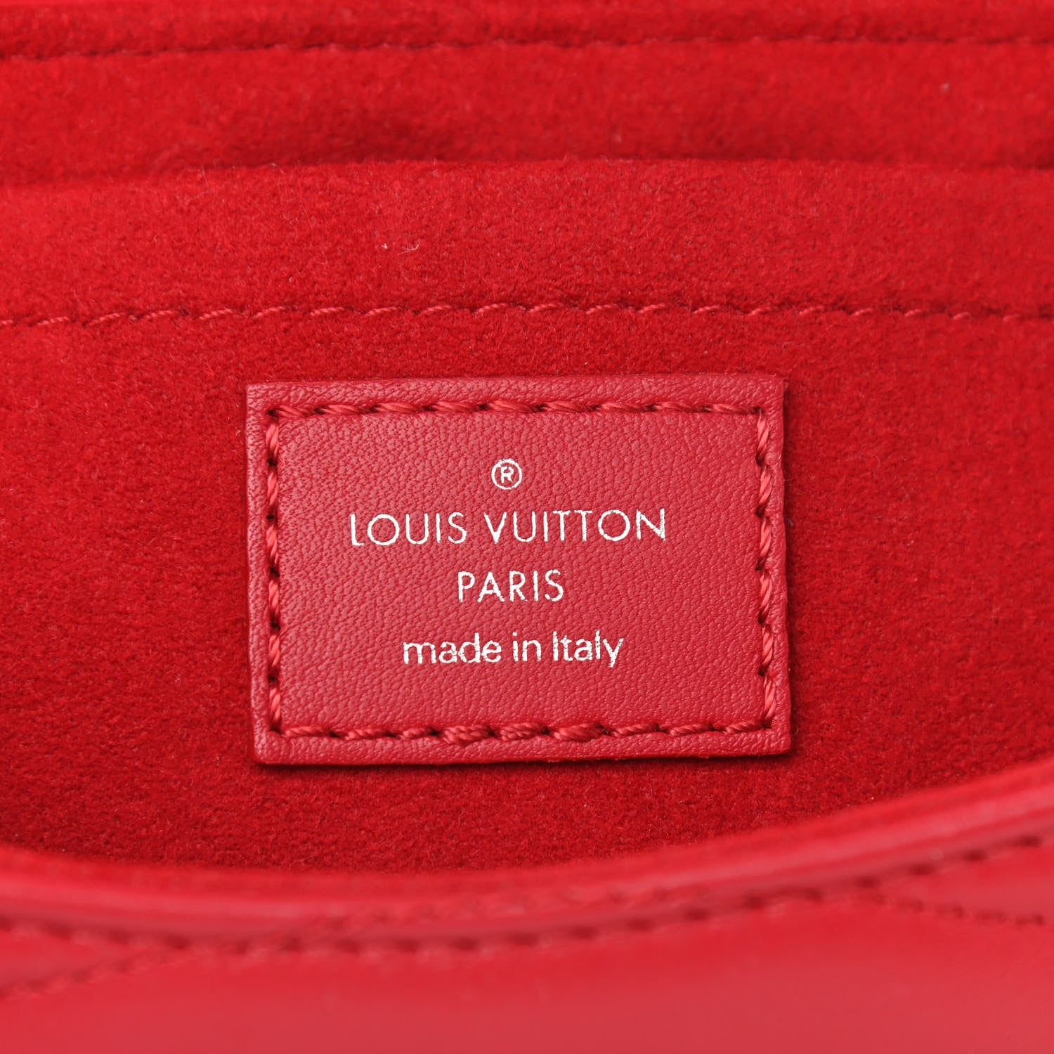 Louis Vuitton Calfskin New Wave Chain MM Ecarlate 6 of 9
