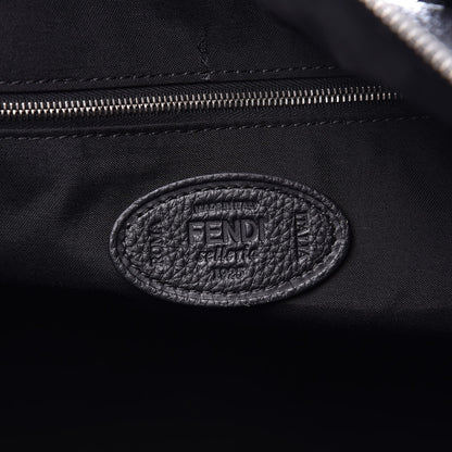 Fendi Cuoio Romano Selleria Fendi Stamp Patch Holdall Bag Black Grigio 7 of 7