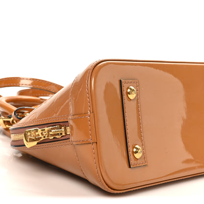 Louis Vuitton Vernis Alma BB Rose Velours 8 of 9