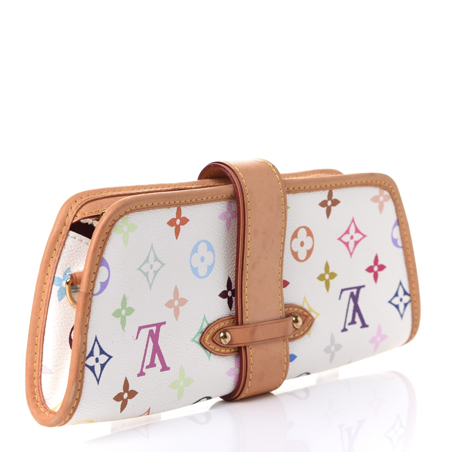 Louis Vuitton Monogram Multicolor Shirley White 3 of 7