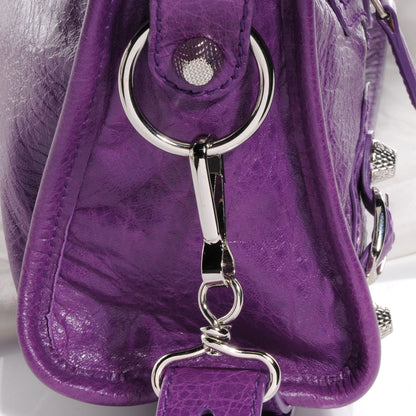 Balenciaga Agneau Giant 12 Silver Hardware Mini City Ultraviolet 8 of 11