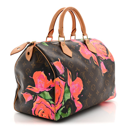Louis Vuitton Monogram Roses Speedy 30 3 of 11