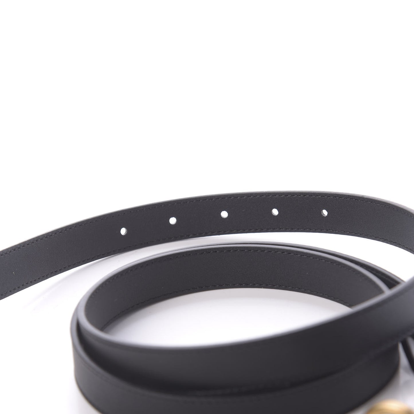 Calfskin Double G 20mm Belt 110 44 Black