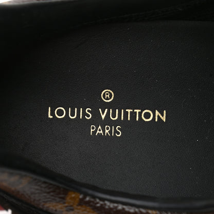 Louis Vuitton Suede Monogram Run Away Sneakers 41 Black 8 of 8