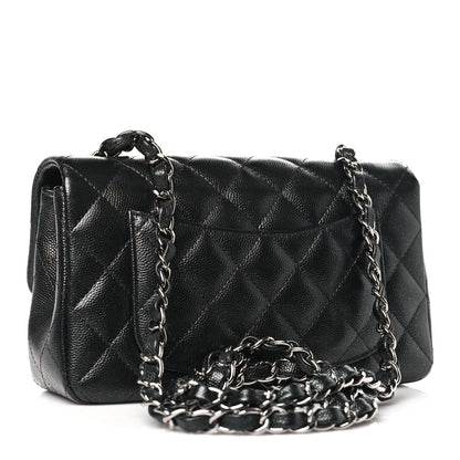 Chanel Iridescent Caviar Quilted Mini Rectangular Flap Black 3 of 10