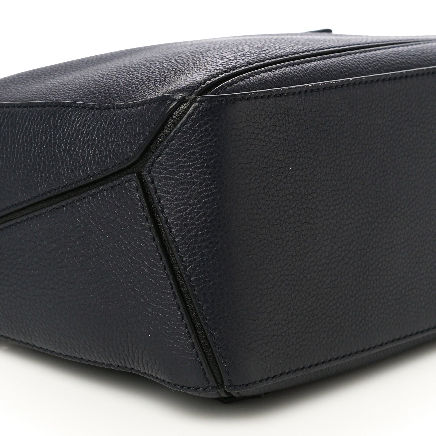 Loewe Calfskin Small Puzzle Bag Midnight Blue Black 8 of 10