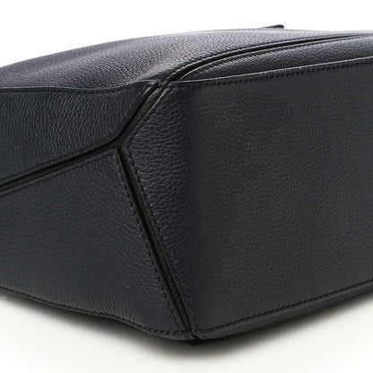 Loewe Calfskin Small Puzzle Bag Midnight Blue Black 8 of 10