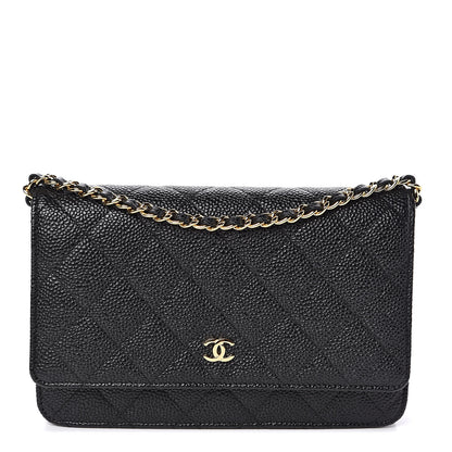 Chanel Caviar Quilted Wallet On Chain WOC Black 1 of 11