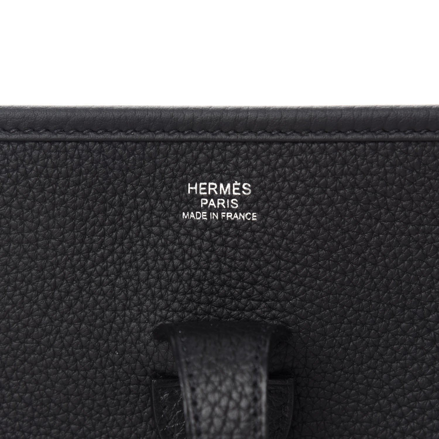 Hermes Taurillon Clemence Evelyne III PM Black 6 of 11