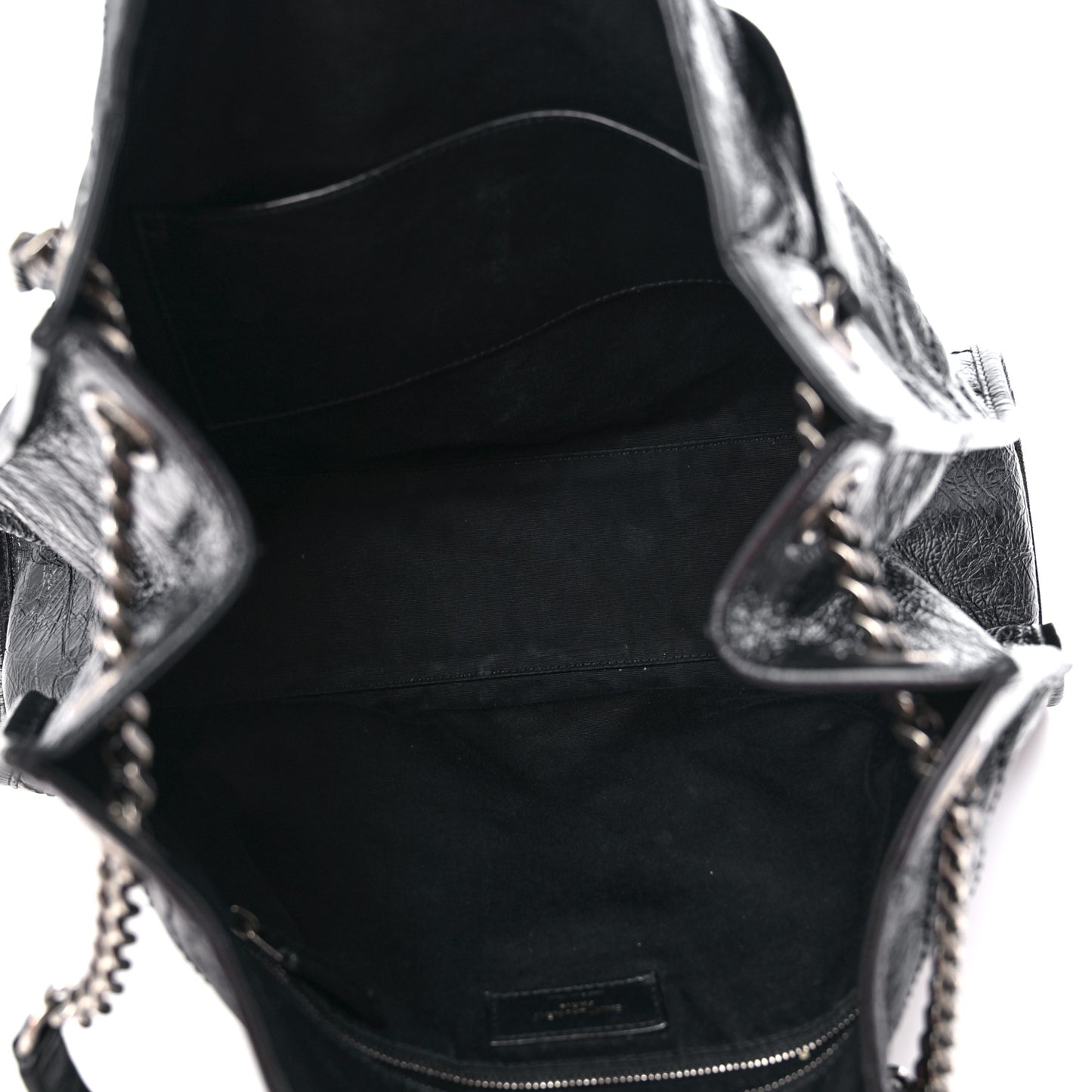 Crinkled Calfskin Matelasse Monogram Niki Shoulder Bag Black