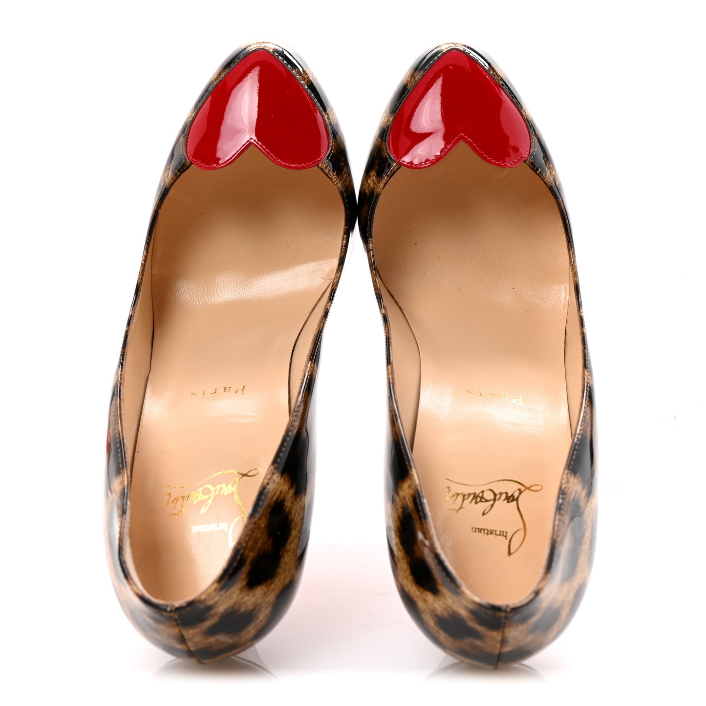 Patent Leopard Doracora 100 Pumps 39.5 Brown Red