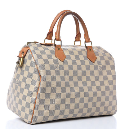 Louis Vuitton Damier Azur Speedy 30 3 of 16