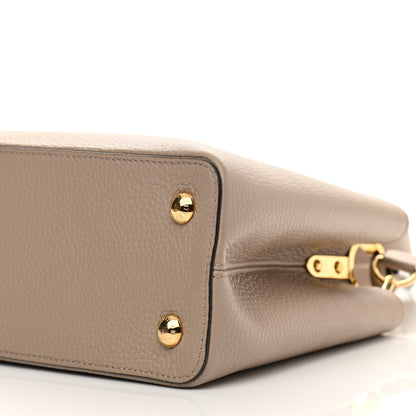 Louis Vuitton Taurillon Capucines MM Galet 7 of 8