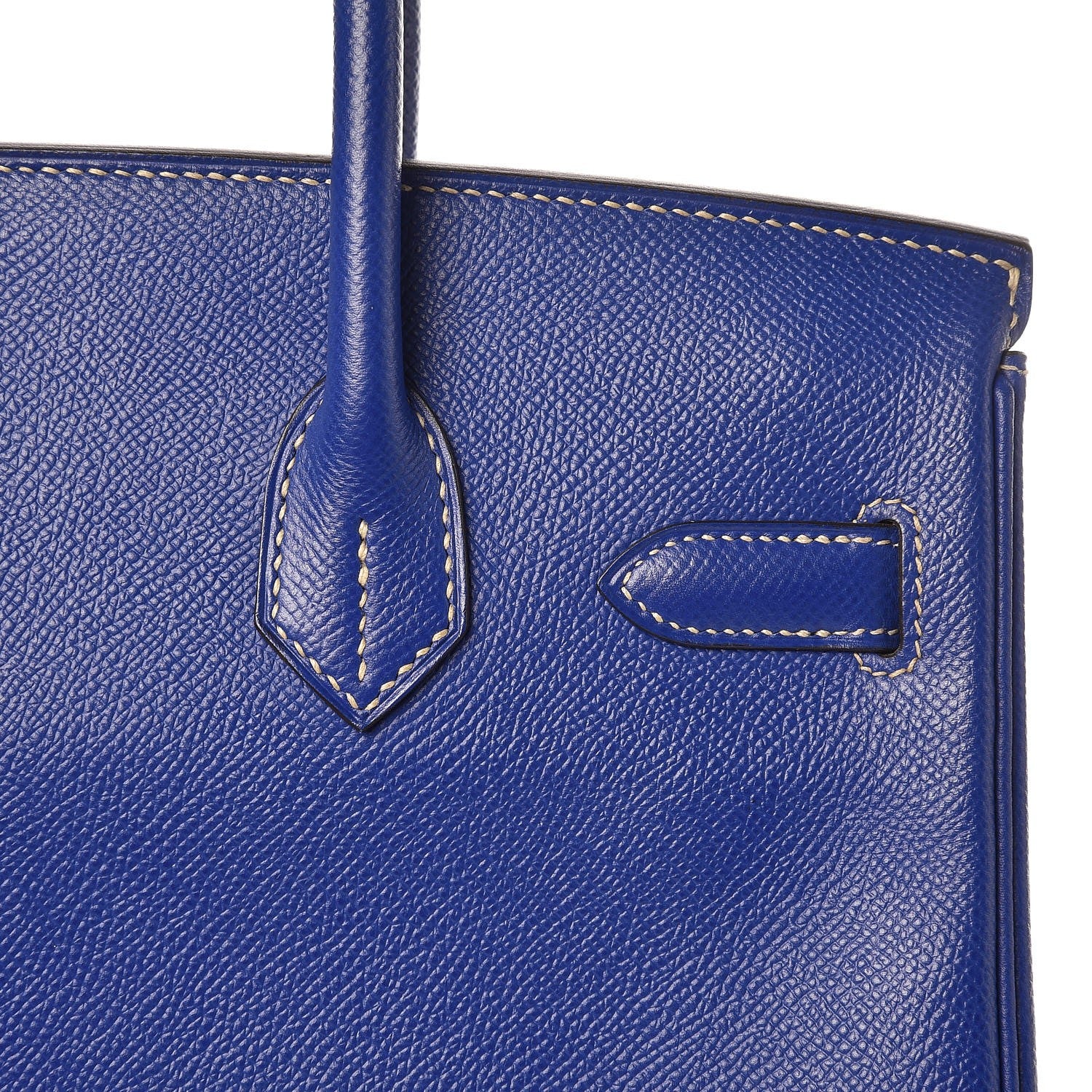 Hermes Epsom Candy Birkin 30 Bleu Electrique Mykonos 24 of 32