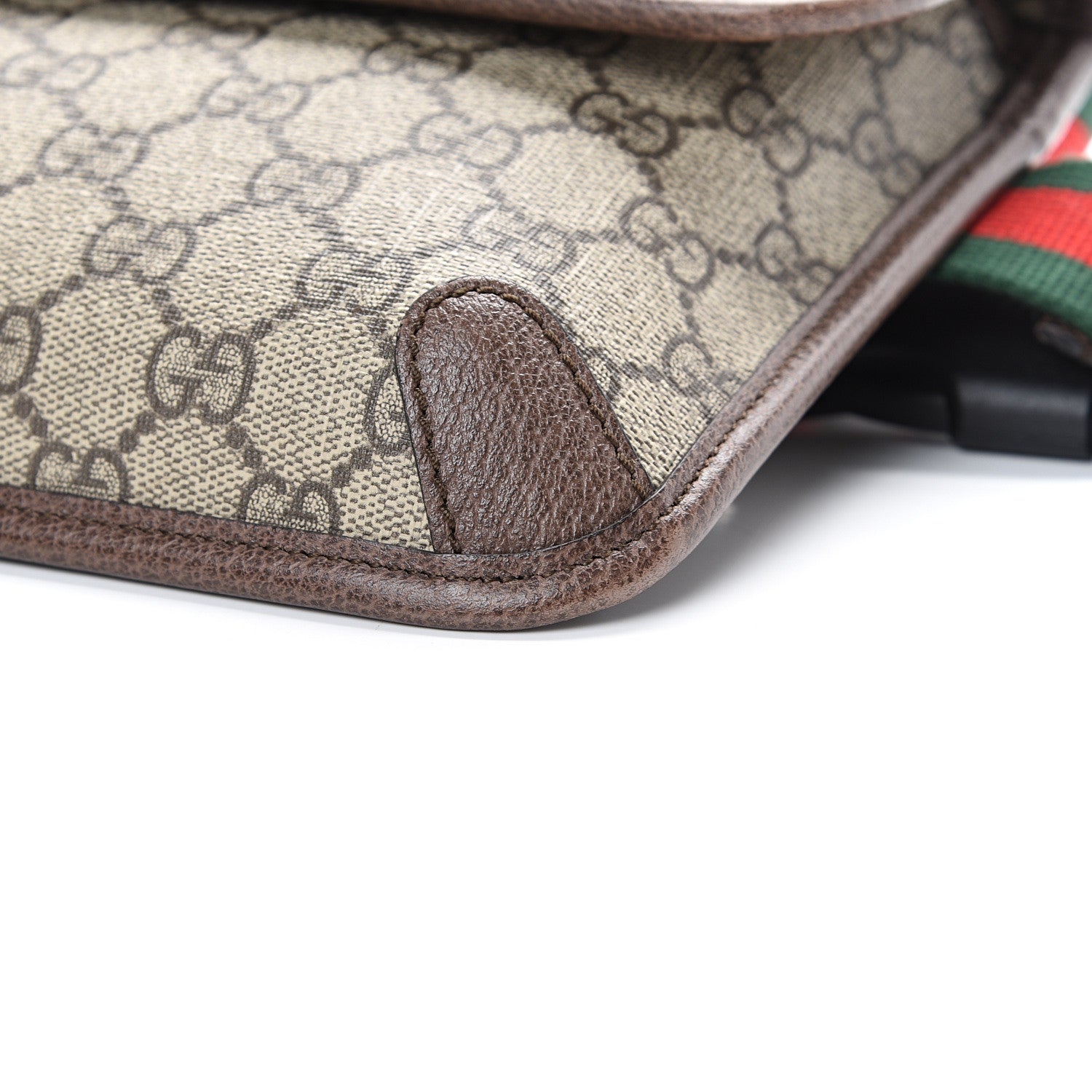 Gucci GG Supreme Monogram Neo Vintage Web Belt Bag Brown 9 of 9