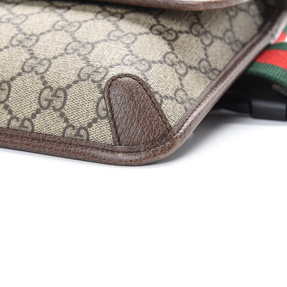 Gucci GG Supreme Monogram Neo Vintage Web Belt Bag Brown 9 of 9