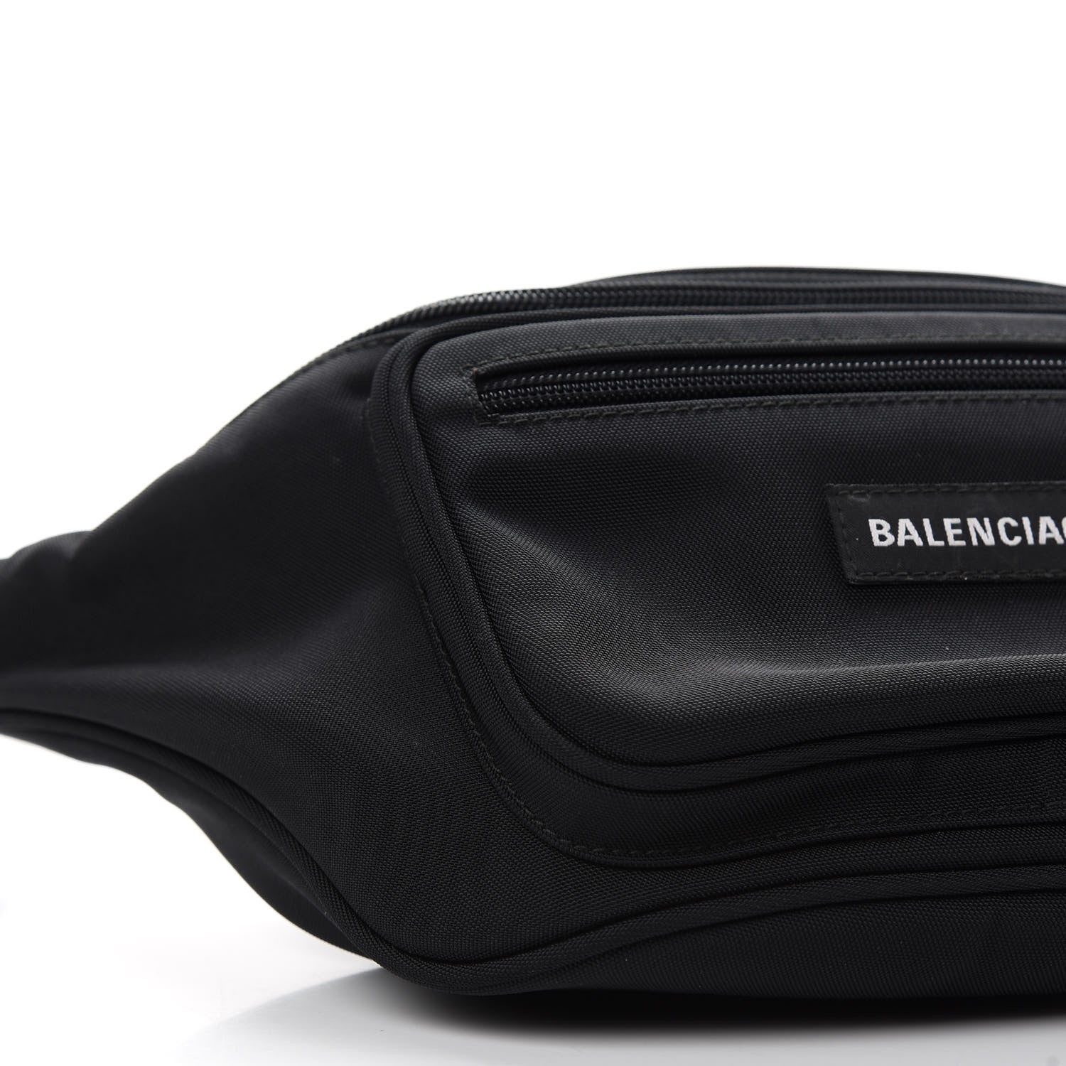 Balenciaga Nylon Canvas Explorer Beltpack Black White 9 of 10