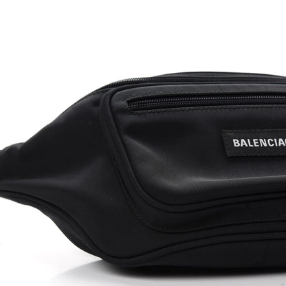 Balenciaga Nylon Canvas Explorer Beltpack Black White 9 of 10