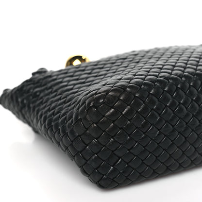 Bottega Veneta Calfskin Intreccio Mini Tosca Black 7 of 8