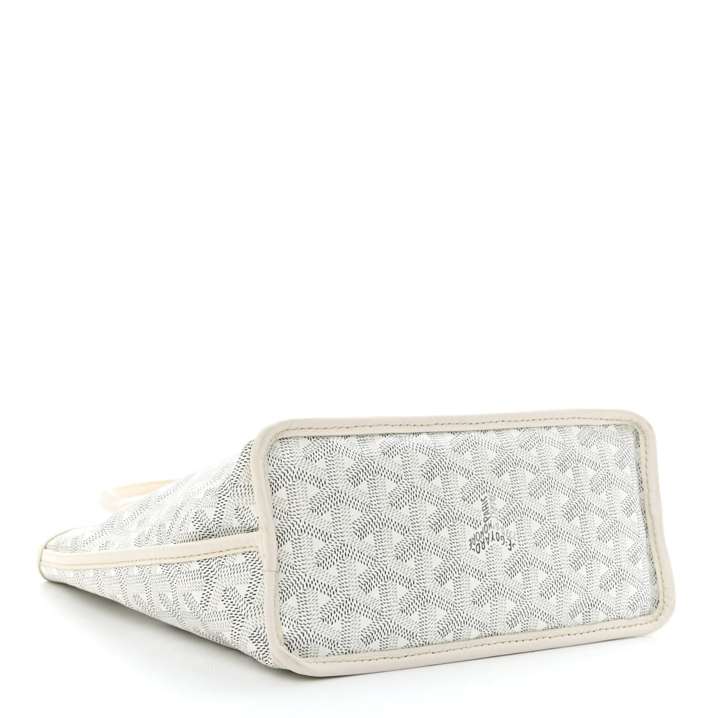 Goyardine Reversible Mini Anjou White