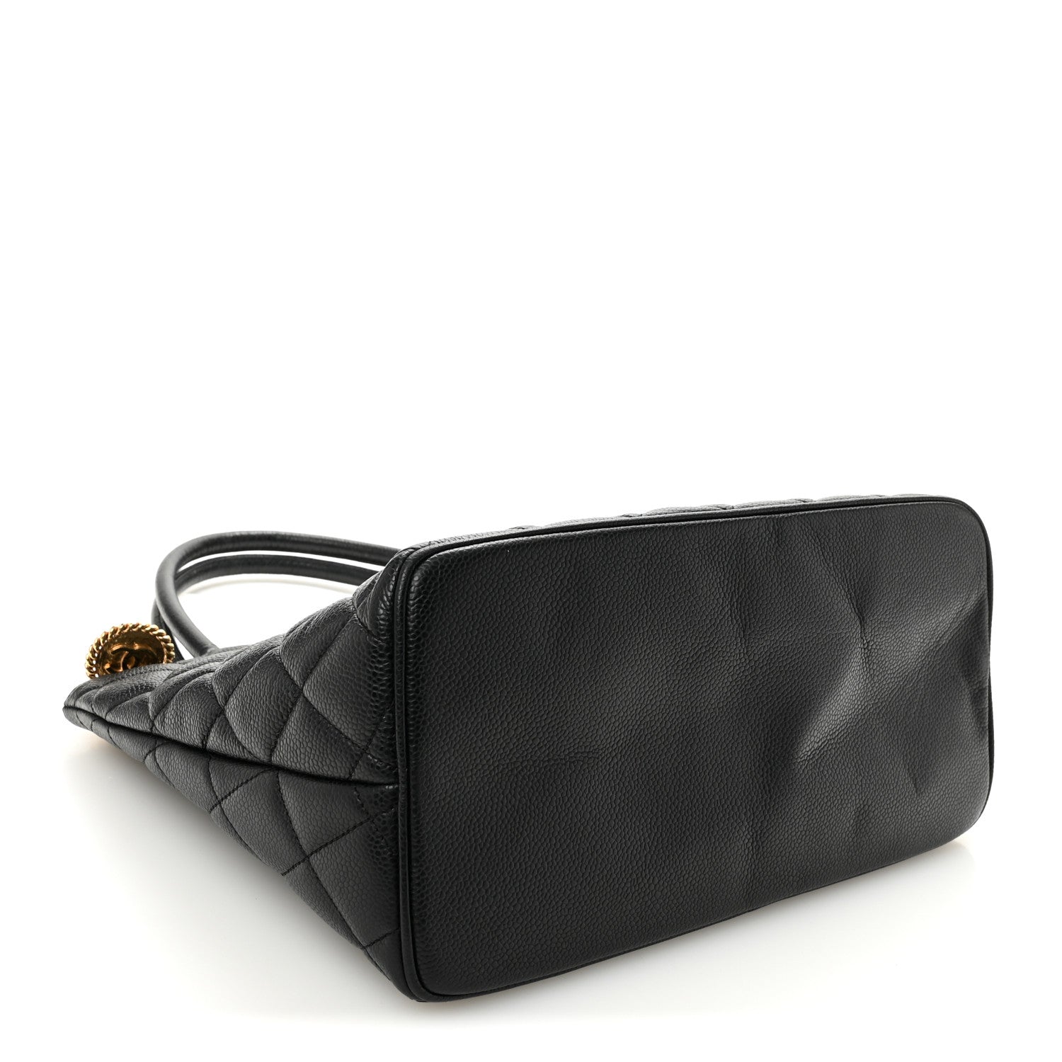 Chanel Caviar Quilted Medallion Tote Black 4 of 11