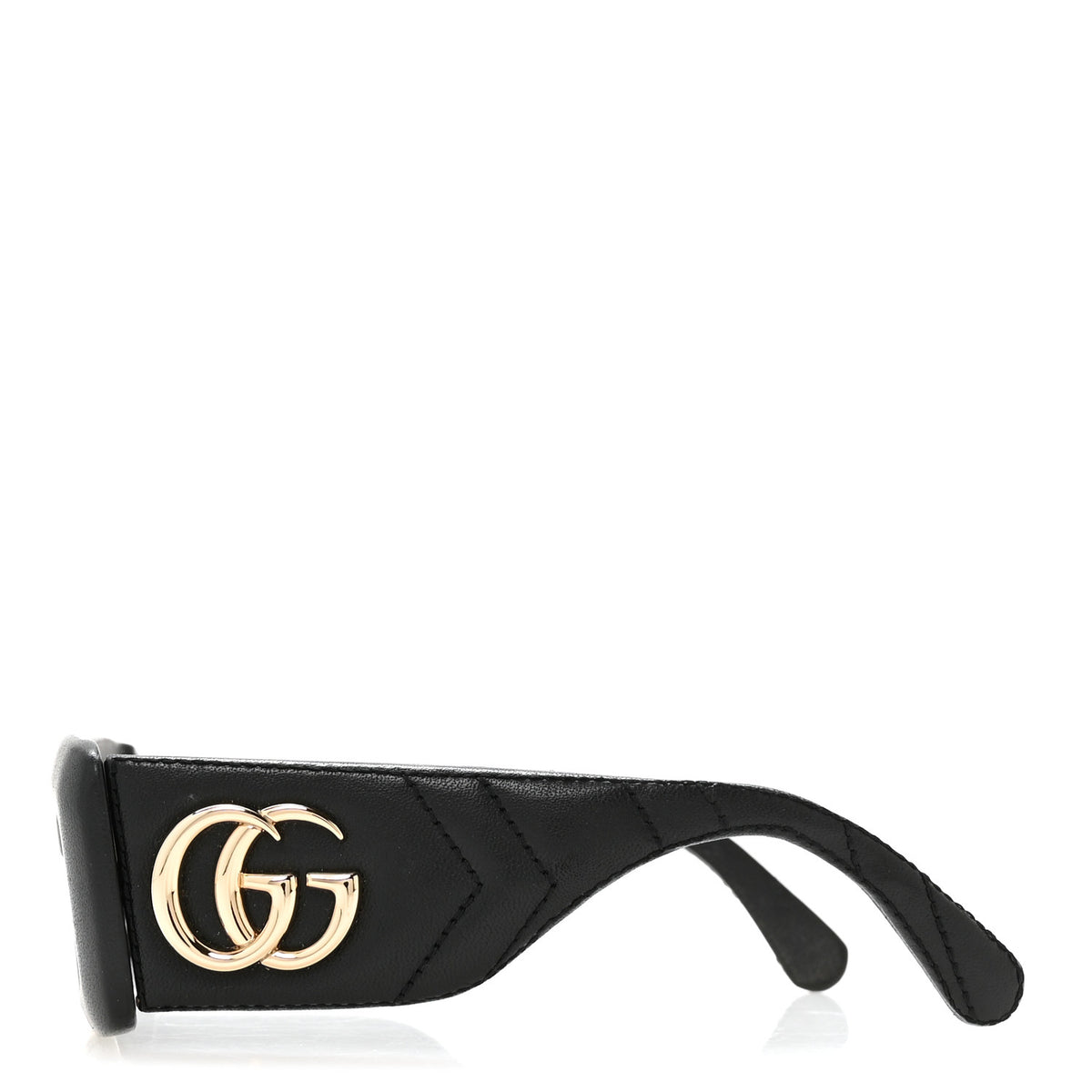 Gucci Calfskin Frame GG Marmont Logo Sunglasses GG0816S Black 3 of 8
