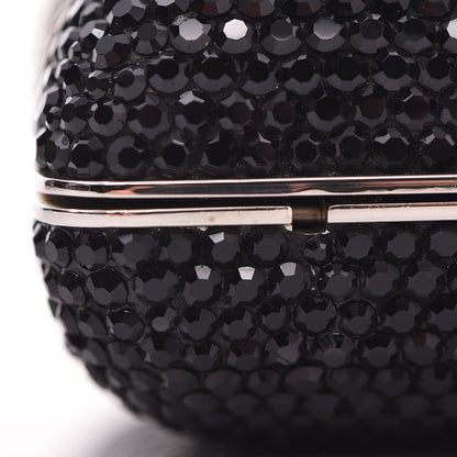 Judith Leiber Swarovski Crystal Minaudiere Clutch Black 8 of 18