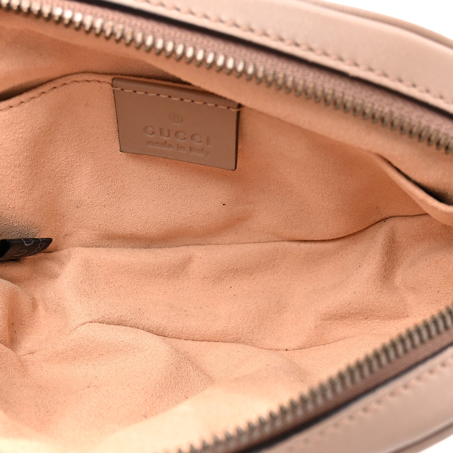 Calfskin Matelasse GG Marmont Belt Bag 95 38 95 38 Porcelain Rose