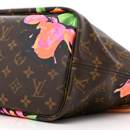 Louis Vuitton Monogram Roses Neverfull MM 9 of 9